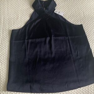 Express Midnight Blue Halter Blouse